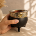 Mate imperial personalizado con apliques de bronce