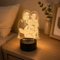 Veladora LED 3D personalizada con foto