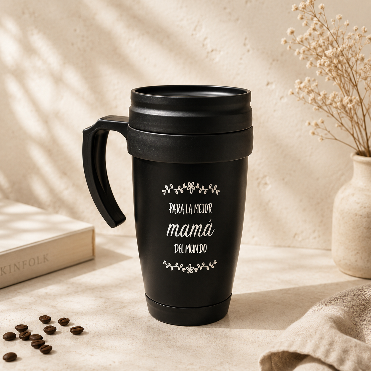Jarra de Café Personalizada con Texto o Diseño - Imagen 2