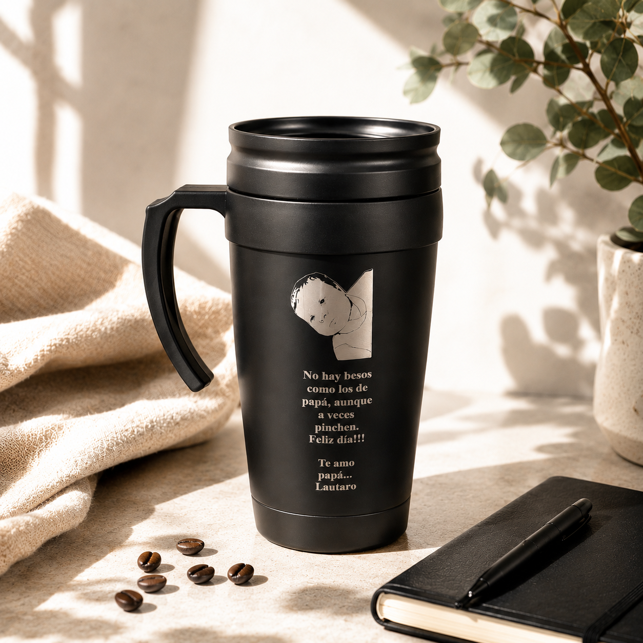 Jarra de Café Personalizada con Foto - Imagen 2