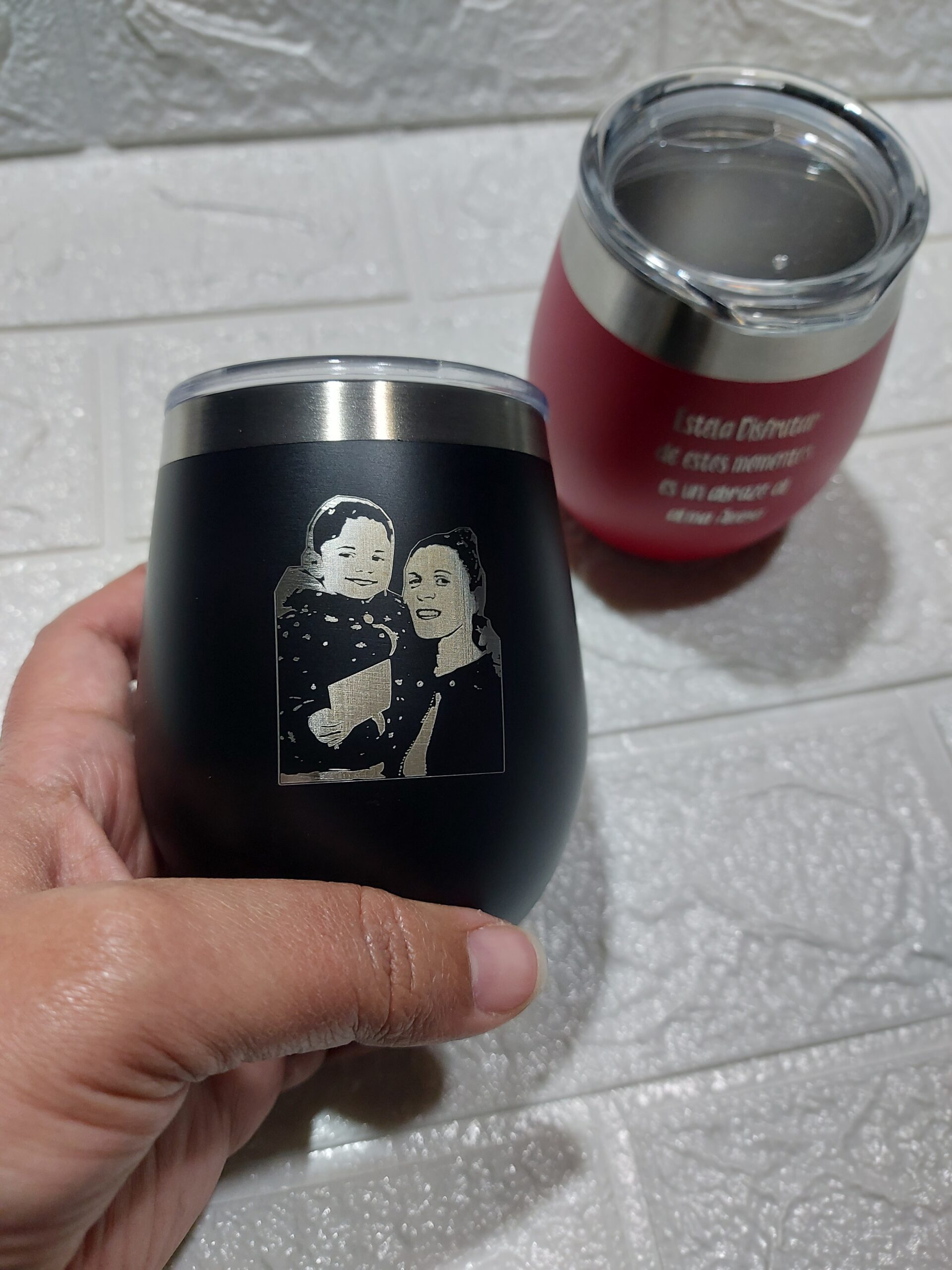 Mate Comet térmico personalizado con foto - Imagen 2