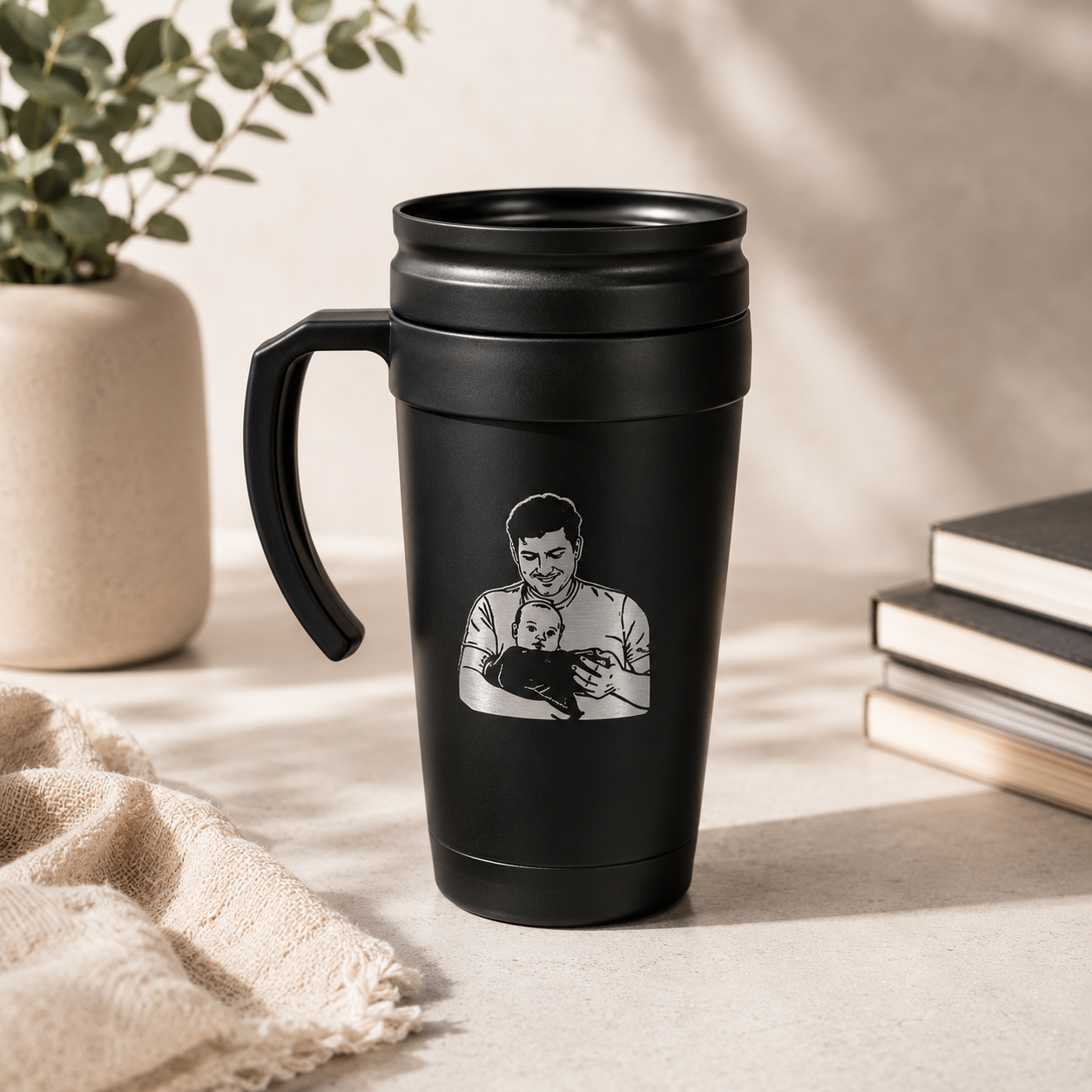 Jarra de Café Personalizada con Foto - Imagen 3