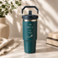 Vaso térmico personalizado con grabado láser