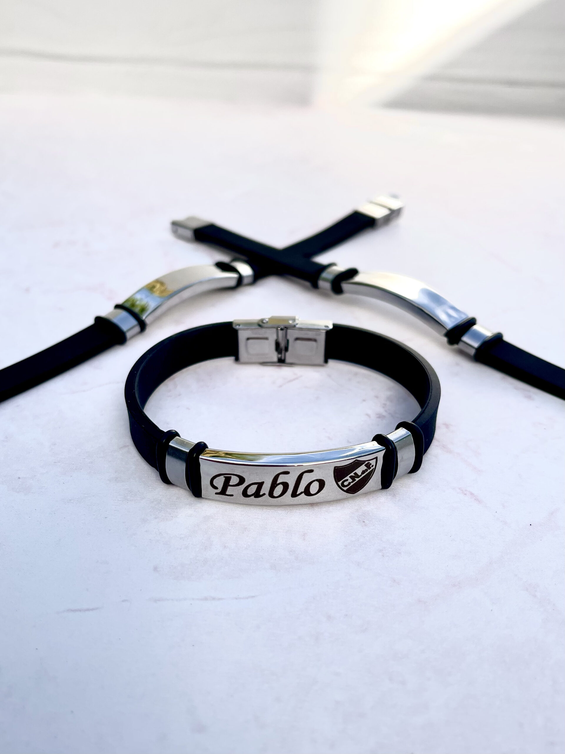 Pulsera engomada personalizada con texto o diseño - Imagen 3
