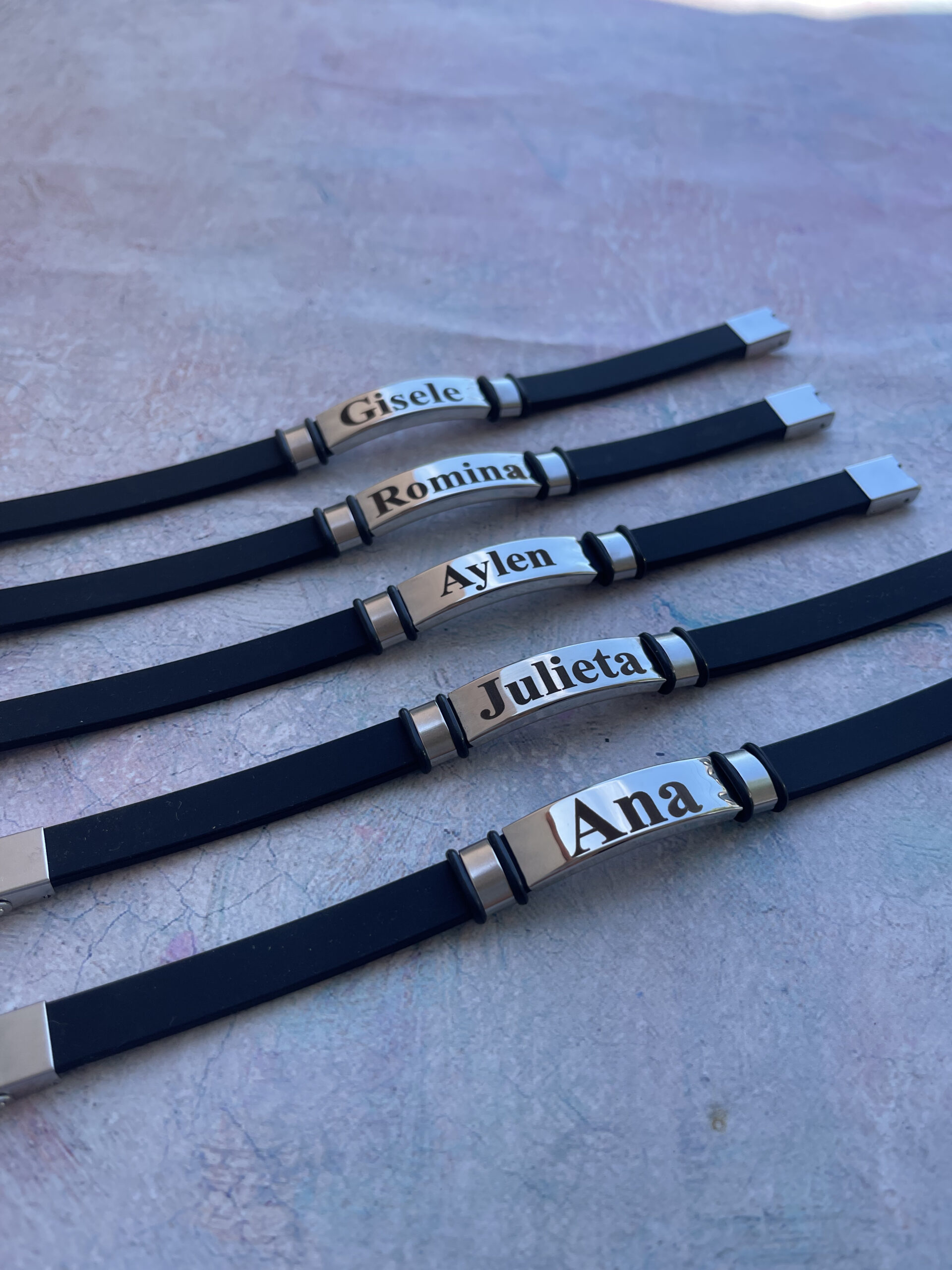 Pulsera engomada personalizada con texto o diseño - Imagen 4
